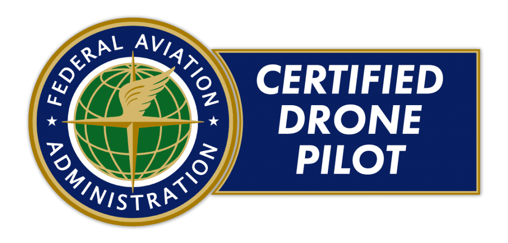 Cape Cod Drone Photography FAA Certified Drone Pilot badge