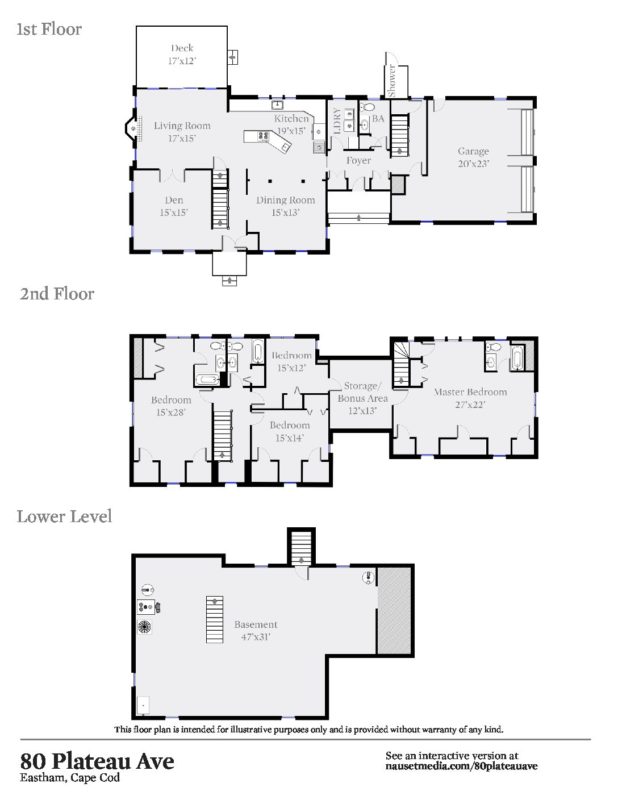 80 Plateau Ave – Floor Plan – Nauset Media